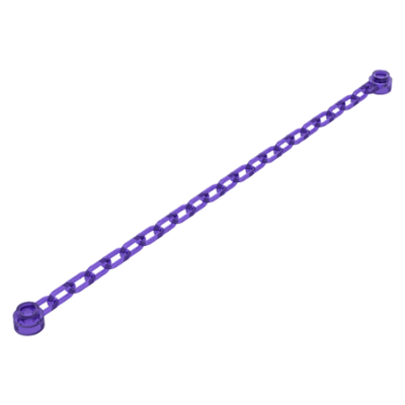 Ketting 21 schakels Trans Purple